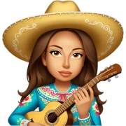 Mariachi Guitarist sticker