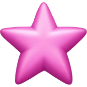 Pink Star sticker