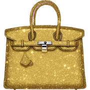 glitter birkin sticker