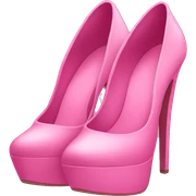 Pink heels sticker
