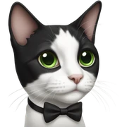 tuxedo cat sticker