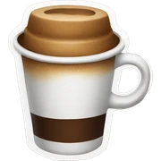 Coffee sticker