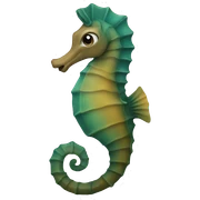 sea horse sticker