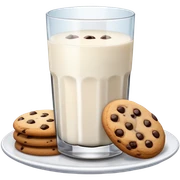 Cookies and milk  sticker
