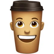 Coffee smiling  sticker