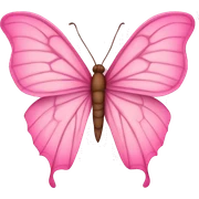 Mariposa rosa sticker