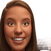 smiling girl indoors meme sticker