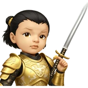 Golden Samurai sticker