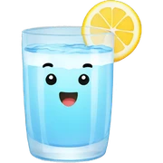 Glass of water sticker