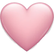 Light pink heart sticker