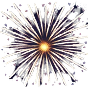 Fireworks sticker
