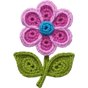 Crochet flowers  sticker
