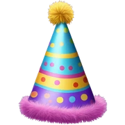 Birthday hat sticker
