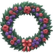 wreath sticker