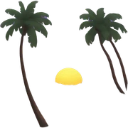 Sunset sticker