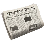 newspaper sticker