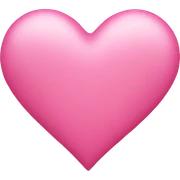 Pink heart sticker