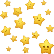 Star on a spring sticker