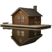 Minnesota lake cabin sticker