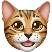 Bengal cat sticker
