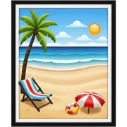 beach sticker