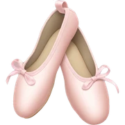 Pale pink ballet shoes sticker