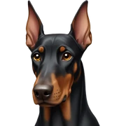 Doberman sticker