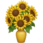 Sunflower bouquet  sticker