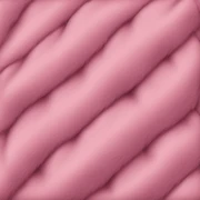 Fluffy pink folded blanket  sticker