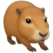 Capybara alchool sticker