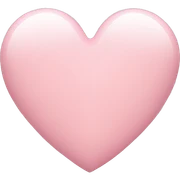 Light pink heart sticker