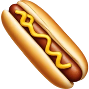 Hotdog on the beach sticker