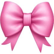 pink bow  sticker