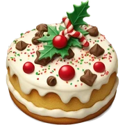 christmas dessert sticker