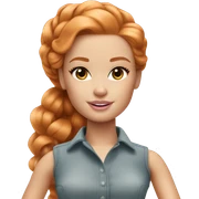 Beautiful Barbie ginger fair skin sticker