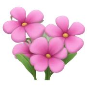 pink flowers sticker