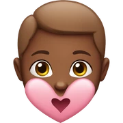 baby pink heart sticker