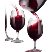Red wine  sticker