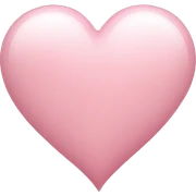 light pink heart  sticker