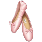 Ballet shoe sticker
