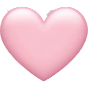 baby pink heart sticker
