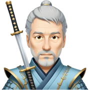 Elegant Samurai sticker