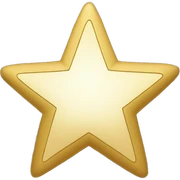 Gold star sticker