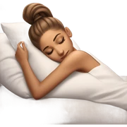 Ariana Grande sleeping sticker
