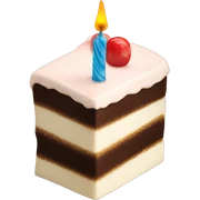 piece of birthday cake  sticker