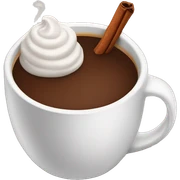 Hot cup of cocoa sticker
