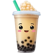 Bubble tea sticker