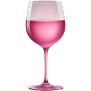 Pink wine sticker