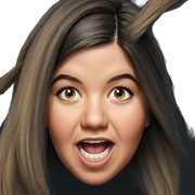 realistic portrait of girl sticker