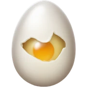 Egg mewing sticker